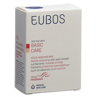 Мыло Eubos твердое парфюмированное розовое 125 г