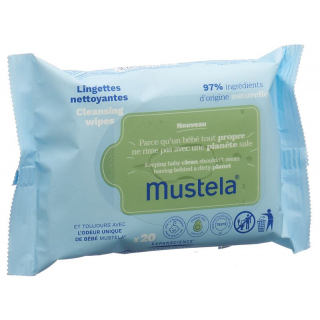 Чистящие салфетки Mustela для нормальной кожи, 60 шт.