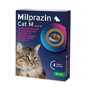 MILPRAZIN Cat Filmtabl M ad us. vet.