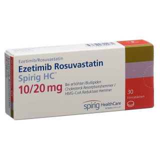Эзетимиб Розувастатин Спириг HC Filmtabl 10/20 мг 100 шт.