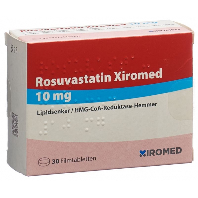 РОСУВАСТАТИН Ксиромед пленочные таблетки 10 мг