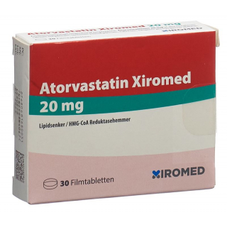 АТОРВАСТАТИН Ксиромед, таблетки в пленке, 20 мг