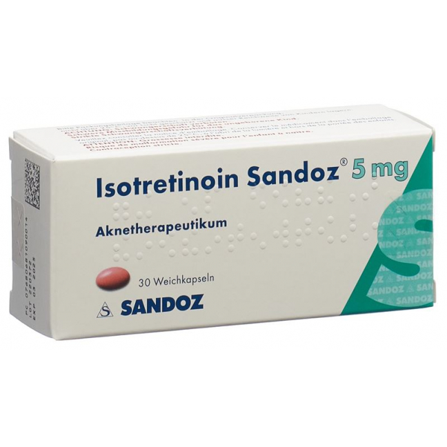 ISOTRETINOIN Sandoz Solucaps 5 mg