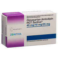 Олмесартан Амлодипин HCT Зентива Фильмтабл 40/10/25 мг 98 шт.