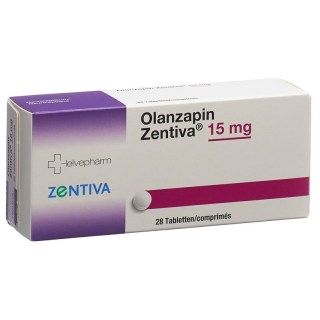 OLANZAPIN Zentiva Tabl 15 mg