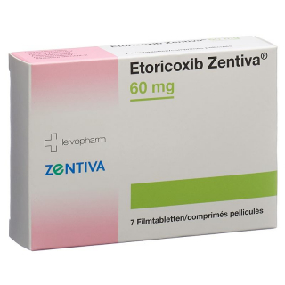 Эторикоксиб Зентива Фильмтабл 60 мг 28 шт.
