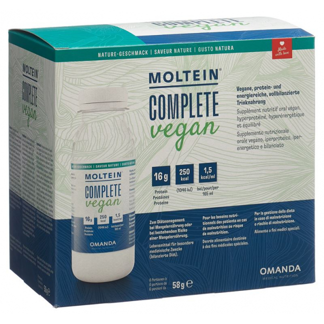 Moltein Complete Vegan Nature 6 FL 58г