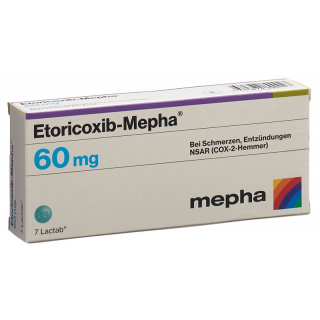 Эторикоксиб-Мефа Лактаб 60 мг 7 шт.