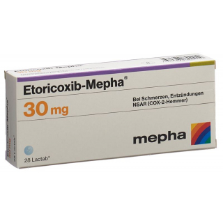 Эторикоксиб-Мефа Лактаб 30 мг 28 шт.