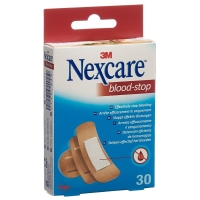 Пластирі 3M Nexcare Blood-Stop 3 розміри змішані 30 шт. Пластирі 3M Nexcare Blood-Stop 3 розміри змішані 30 шт.