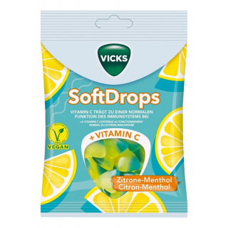 VICKS Soft Drop Лимонный Ментол