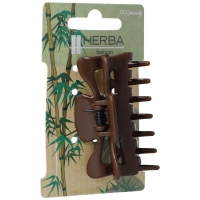Екологічно чиста кліпса Herba 5,9см коричнева