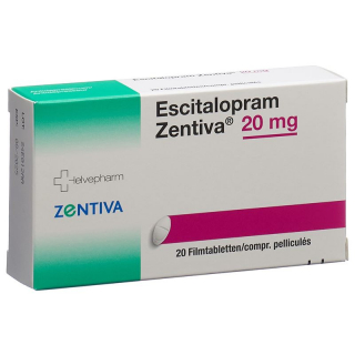Эсциталопрам Зентива Фильмтабл 20 мг 20 шт.