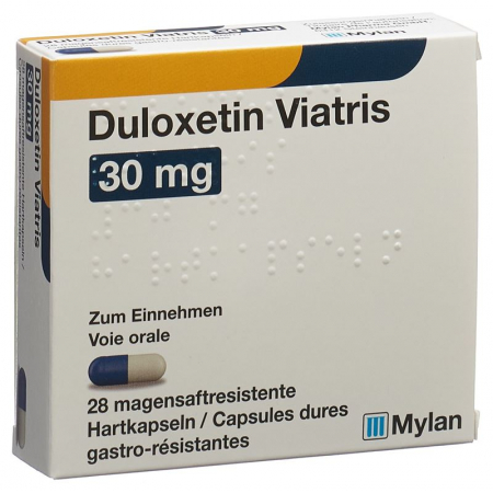 Дулоксетин Виатрис Капс 30 мг 28 шт.