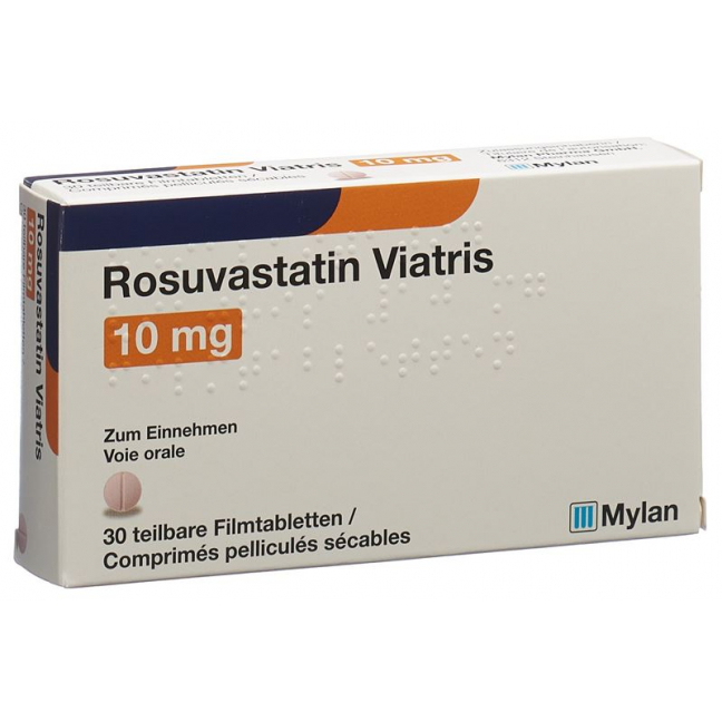 Розувастатин Виатрис Фильмтабл 10 мг 105 шт.