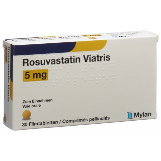 РОСУВАСТАТИН Виатрис пленочные таблетки 5 мг