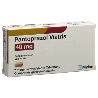 ПАНТОПРАЗОЛ Виатрис таблетки 40 мг