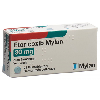 Эторикоксиб Майлан, таблетки, покрытые пленочной оболочкой, 30 мг