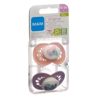 Силікон MAM Original Nuggi 16-36 місяців дівчинка