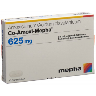 CO-AMOXI Mepha пленочные таблетки 625 мг