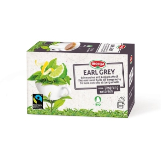MORGA Earl Grey Tee m/H Bio Fairtr Knospe