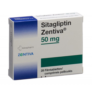 Ситаглиптин Зентива Фильмтабл 50 мг 98 шт.