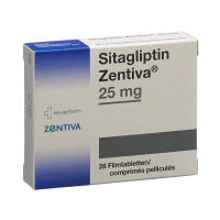 Ситаглиптин Зентива Фильмтабл 25 мг 28 шт.