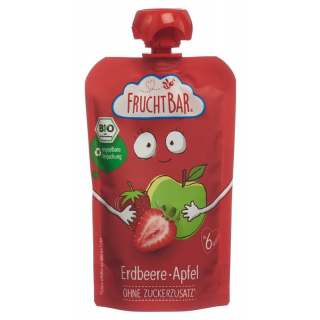 Фруктовое пюре Fruchtbar органическое клубника-яблоко пакетик 100 г