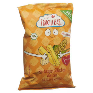 Fruchtbar Crunchy Sticks Органический пакетик с кукурузным сыром, 30 г
