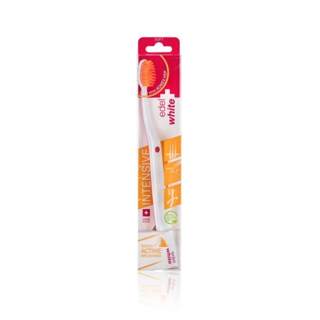EDEL+WHITE Flosserbrush Zahnbürste Soft Intensiv