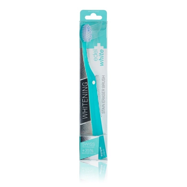 EDEL+WHITE Eraser Whitening Zahnbürste in PET