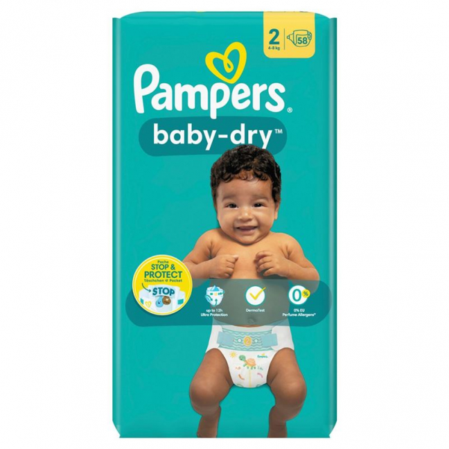 PAMPERS Baby Dry Gr2 4-8kg Mini Spar n