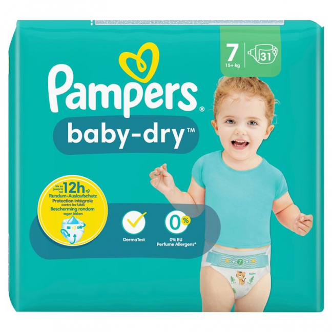 PAMPERS Baby Dry Gr7 15+kg Ext Large Spar n