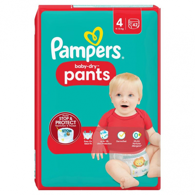 PAMPERS Baby Dry Pa Gr4 9-15kg Maxi Spar n