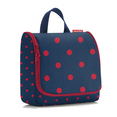 REISENTHEL toiletbag 3l red mixed dots