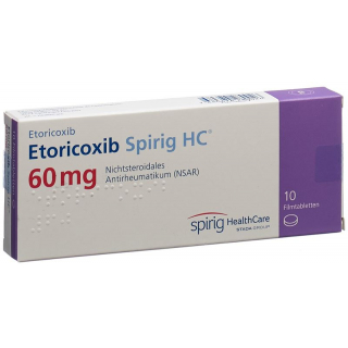 Эторикоксиб Спириг HC Фильмтабл 60 мг 30 шт.