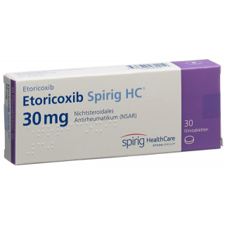Эторикоксиб Спириг HC Фильмтабл 30 мг 30 шт.