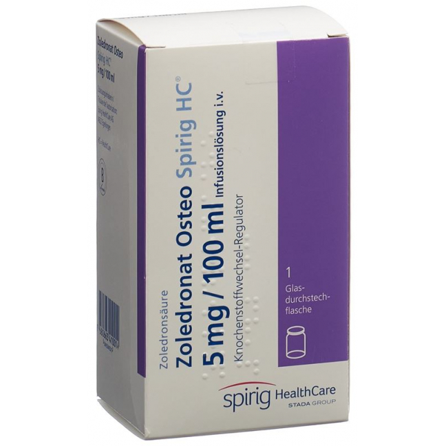 ZOLEDRONAT Osteo Spirig HC 5 mg/100ml