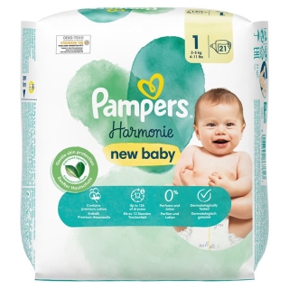 PAMPERS Harmonie Gr1 2-5kg Newb Single n