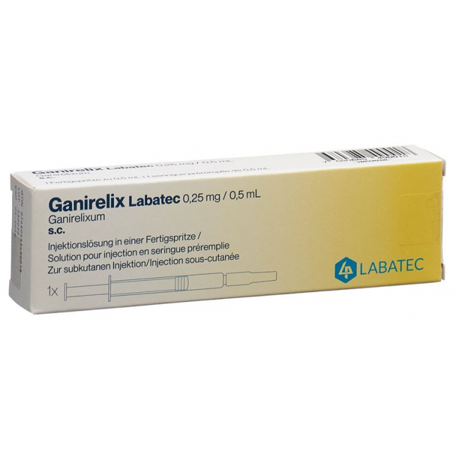 GANIRELIX Labatec Inj Lös 0,25 мг/0,5мл