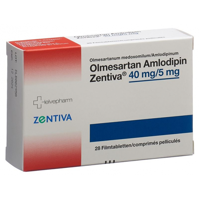 OLMESARTAN AMLO Zentiva Filmtabl 40/5 mg