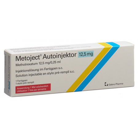 METOJECT 12.5 mg/0.25ml Autoinjektor o Tupf