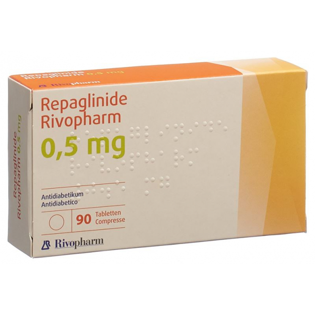 РЕПАГЛИНИД Ривофарм табл 0,5 мг