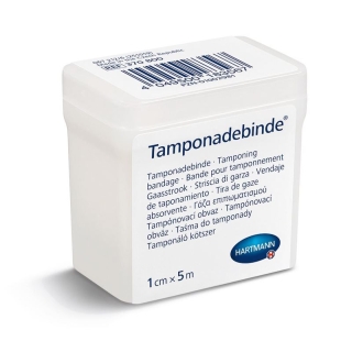 DERMAPLAST Tamponadebinde 1cmx5m steril