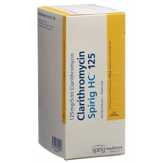КЛАРИТРОМИЦИН Спириг HC 125 мг/5мл