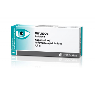 Вирупос глазная мазь 30 мг/г ТБ 4,5 г