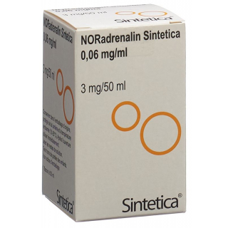 NORADRENALIN Sintetica Inf Lös 3 mg/50ml