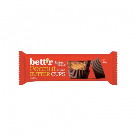 BETT'R Schokoladen-Cups Peanut Butter