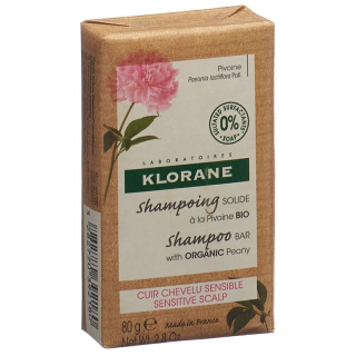 KLORANE Shampoo-Bar Pfingstrose Bio