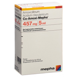 CO-AMOXI Mepha Plv 457 мг ж суспензия